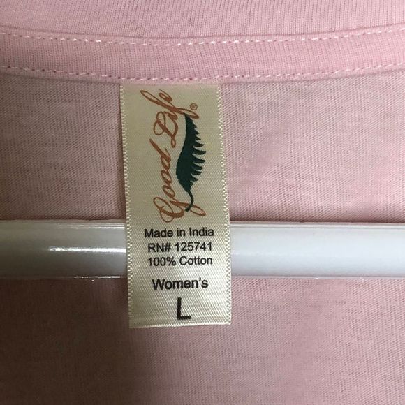 Pink Free Indeed V-Neck Christian Graphic T-Shirt - Picture 4 of 4